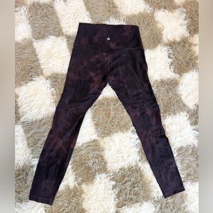 Lululemon diamond dye align leggings size 6 high rise buttery soft 25 inseam